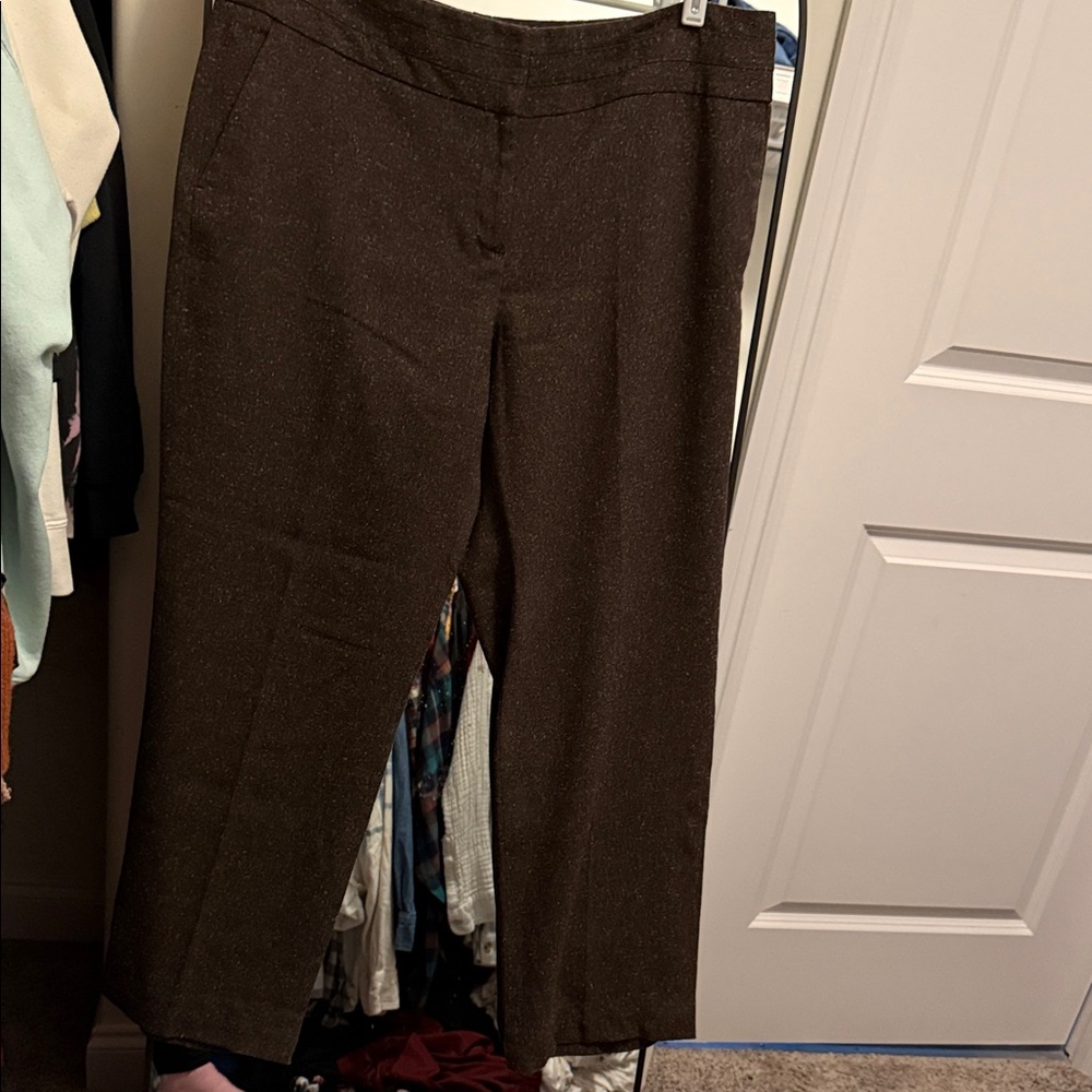 Apt. 9 Dark Brown Women's Straight Leg Pants